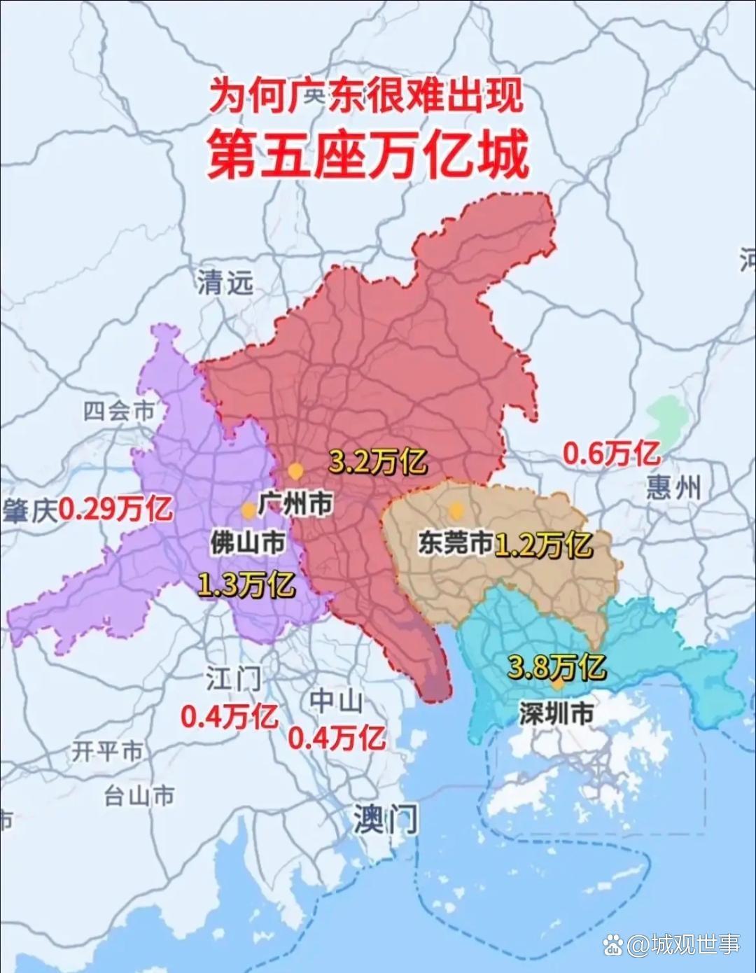 惠州大亚湾，大片平整土地却产业稀疏，主要成了深圳上班族的夜间栖息地。
紧邻深圳的