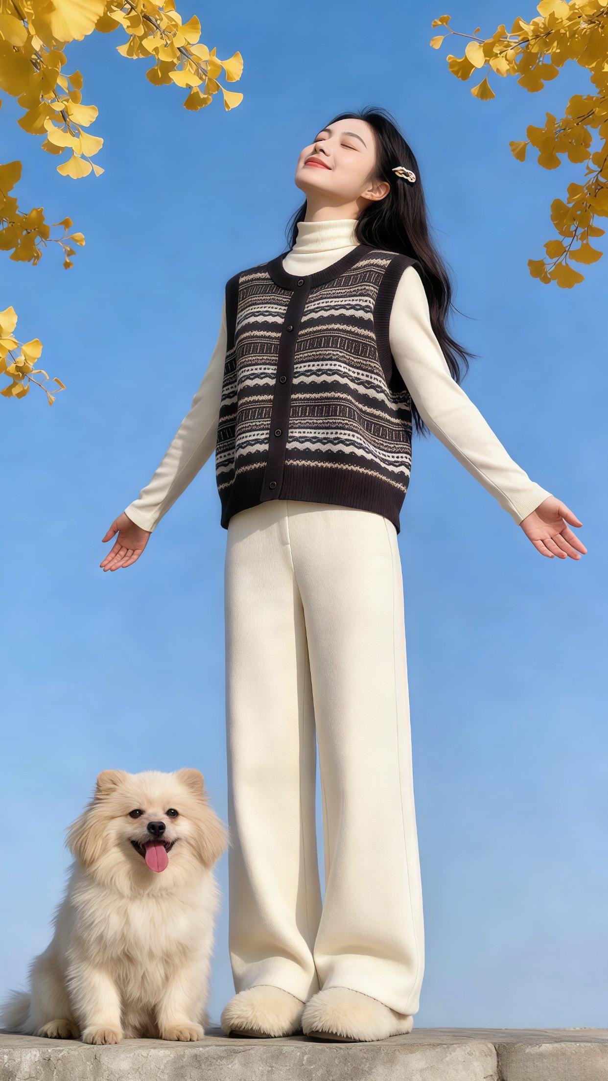 微胖女生冬日衣服测评 冬日穿搭一周不重样 小个子一周不重样的通勤穿搭 ...