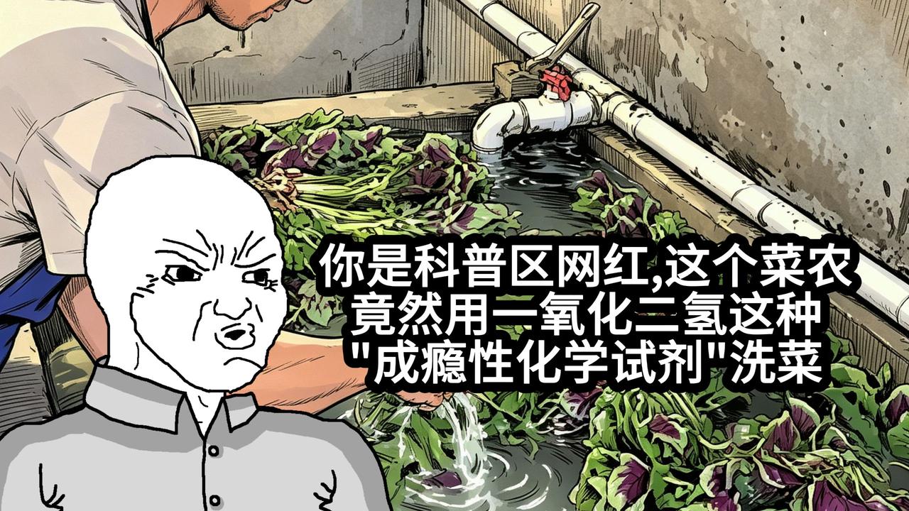 【菜农自嘲用一氧化二氢洗菜被指化学品】
下次还是用二氧化碳勾兑可乐吧。
媒体报道