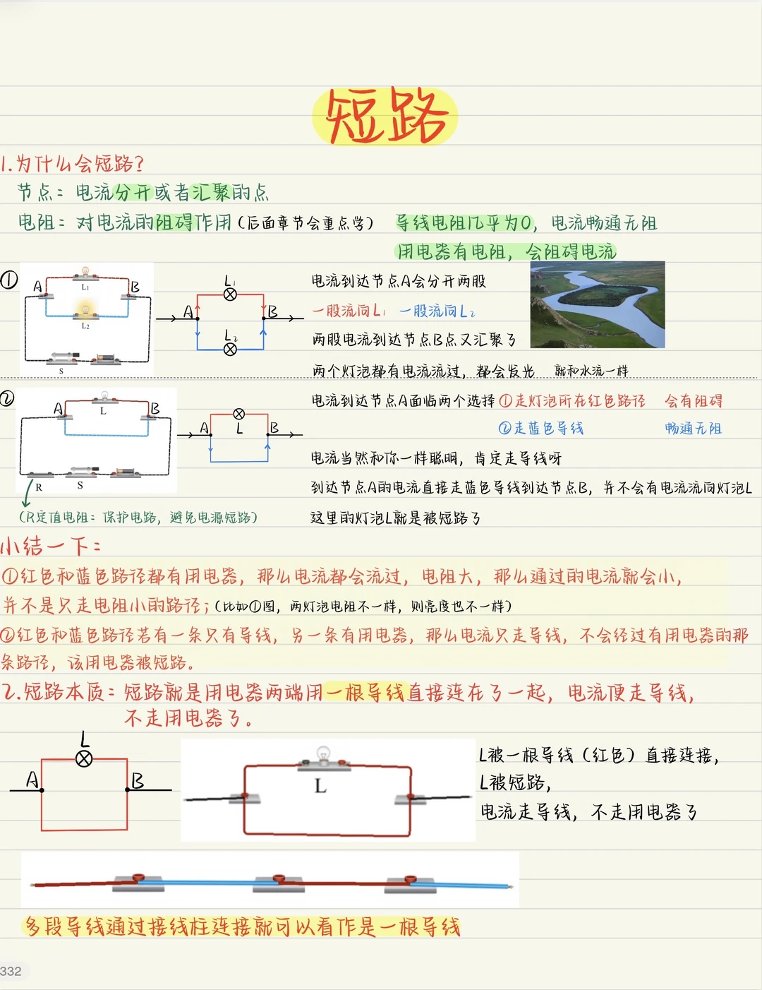 初三宝，学好电学第一步，先明白什么是“短路”