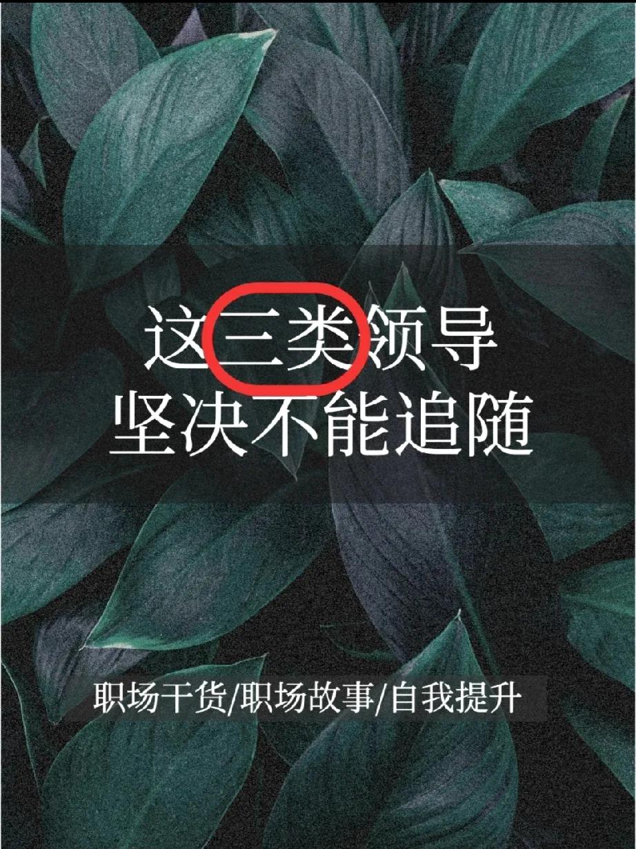 如果你不知道如何选择工作，先看看自己直接领导值不值得追随！
1、领导的品德，是否