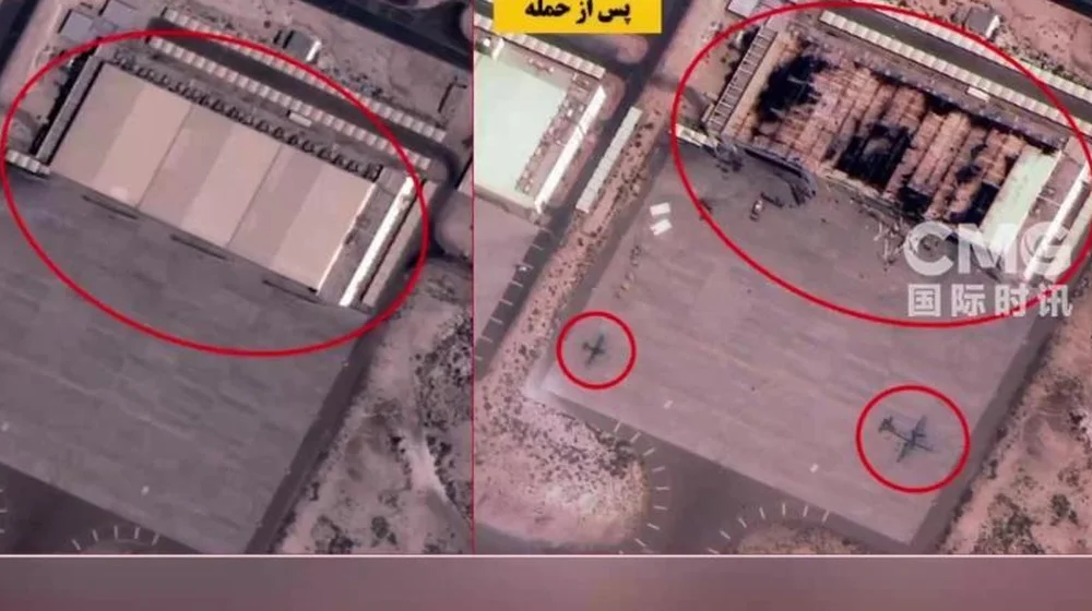 卫星图像炸锅！伊朗公开美基地遭袭前后对比