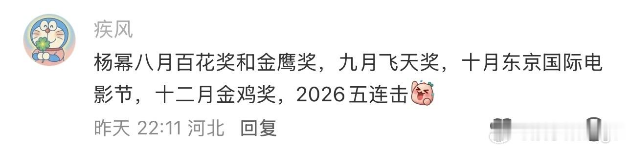 2024赵丽颖年奖项收割金鹰飞天百花×3提名金鸡，入围东京电影节主竞赛2026杨