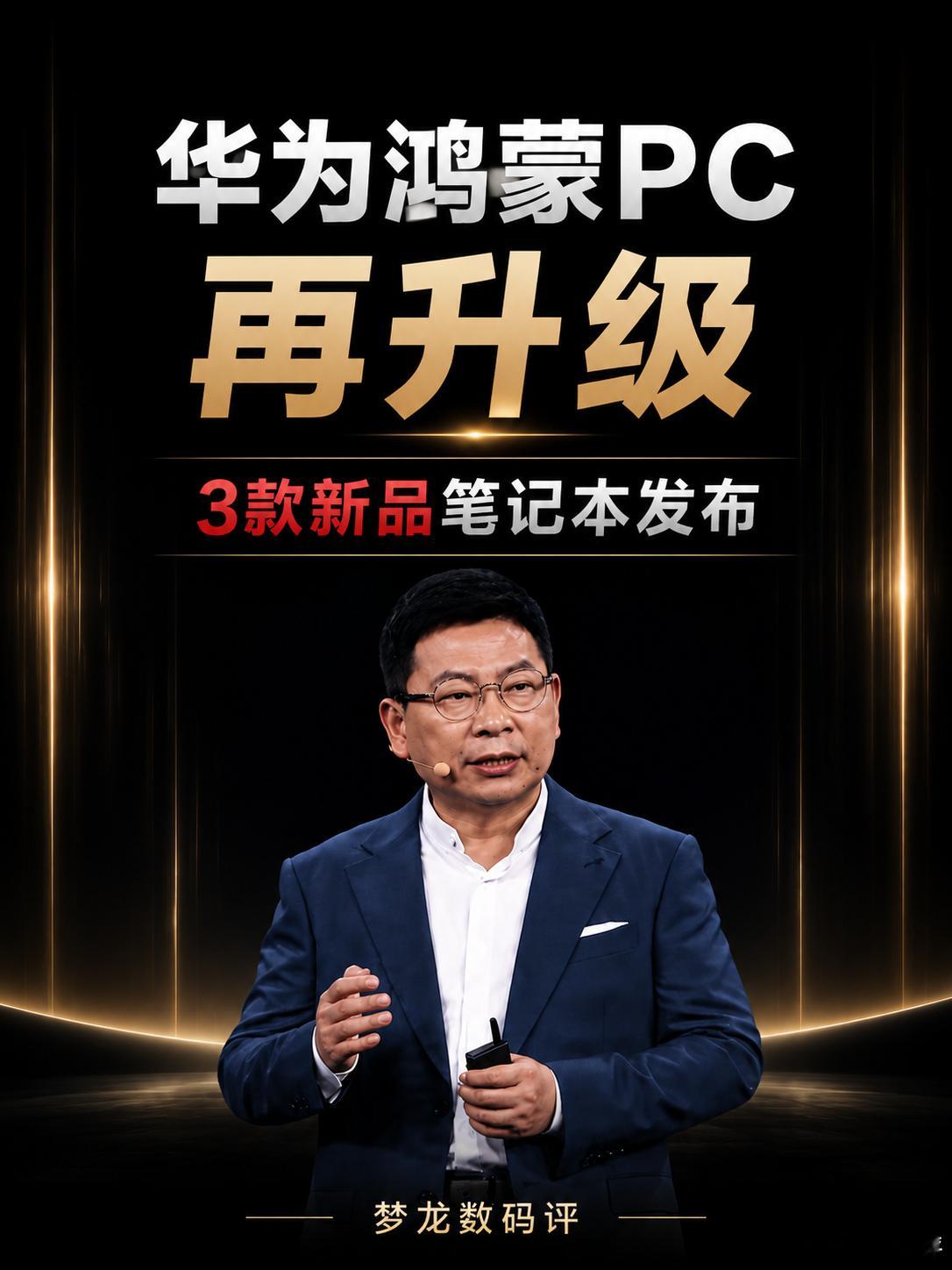 华为鸿蒙PC再升级 三款新品正式发布华为鸿蒙PC迎来第二年升级。三款新品覆盖轻薄