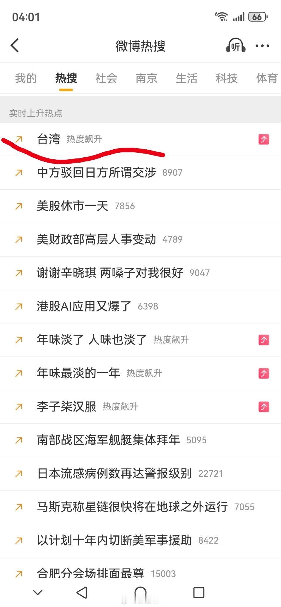 台湾一大早，看见这热搜，以为是台湾回归了呢…  春节的到来之际，更加期盼宝岛台湾