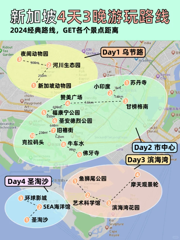 第一次来新加坡怎么玩✅4条citywalk路线