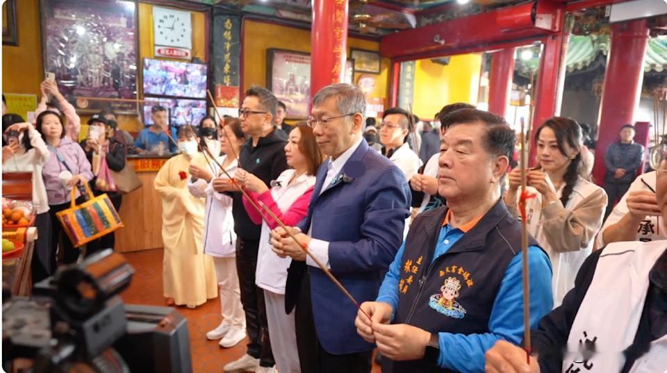 大年初四就开工！柯文哲赴宜兰辅选陈琬惠 

今天是大年初四，前民众党主席柯文哲今