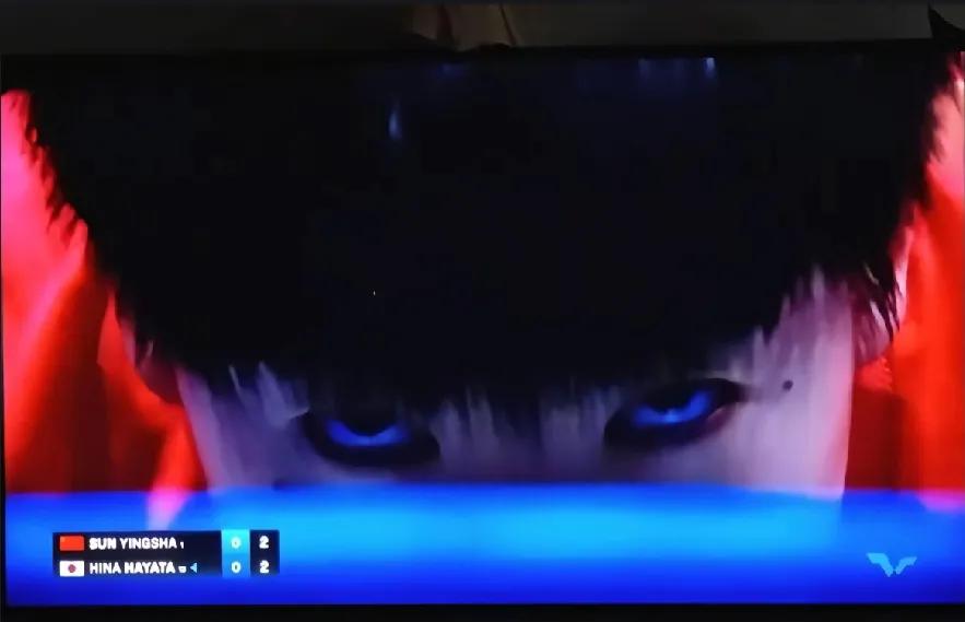 莎莎这猎杀式的眼神，
谁见了不怕，
真有种雄狮出猎的感觉。

这是瑞典大满贯女单