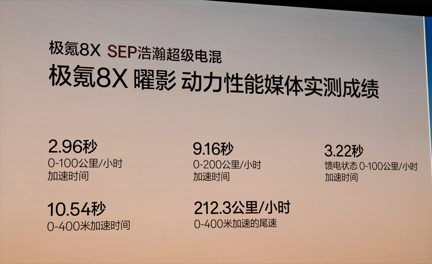 极氪8X新公路之王安全和动力一直都是极氪的底色，我记得没错的话，极氪每一辆车都是