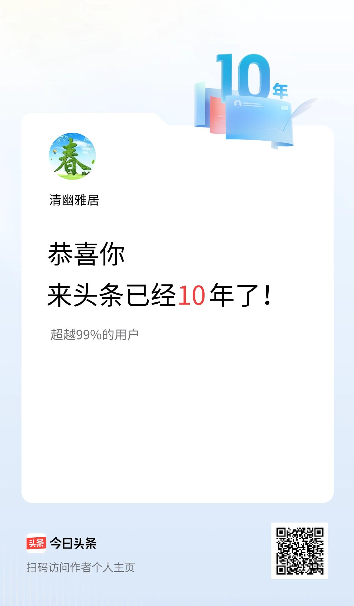 来头条已经10年了！