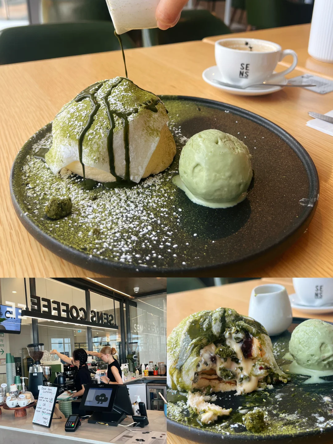 【黄金海岸美食｜日式抹茶舒芙蕾松饼🔛一天】