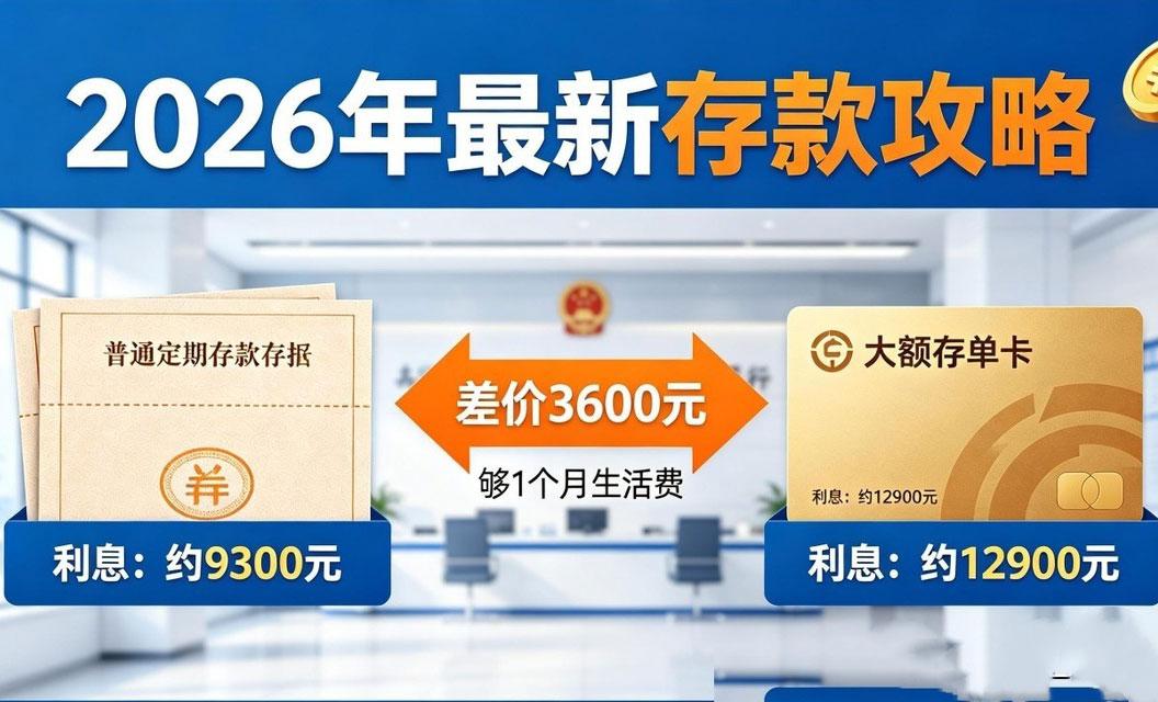 20万存三年，利息竟差3600元!18家银行实测，你的钱存对了吗?
存一笔20万