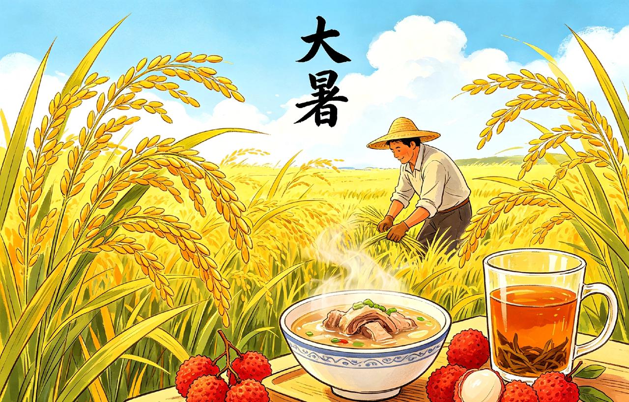 明天就是大暑，2026年交节在7月23日凌晨3点12分。老话讲“早大暑凉半月，晚