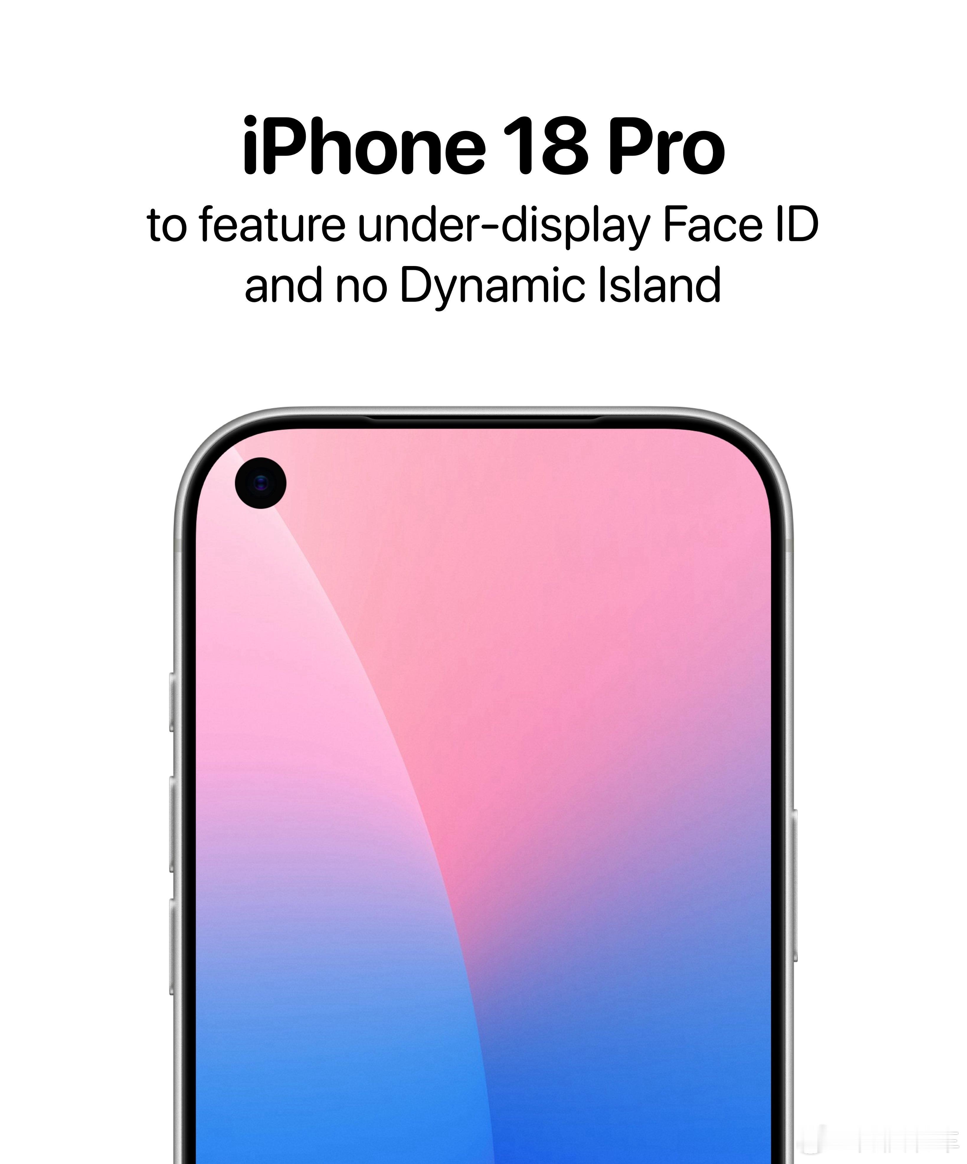 iPhone18Pro或实现FaceID小型化好了，别再说了，已经知道了你要把灵