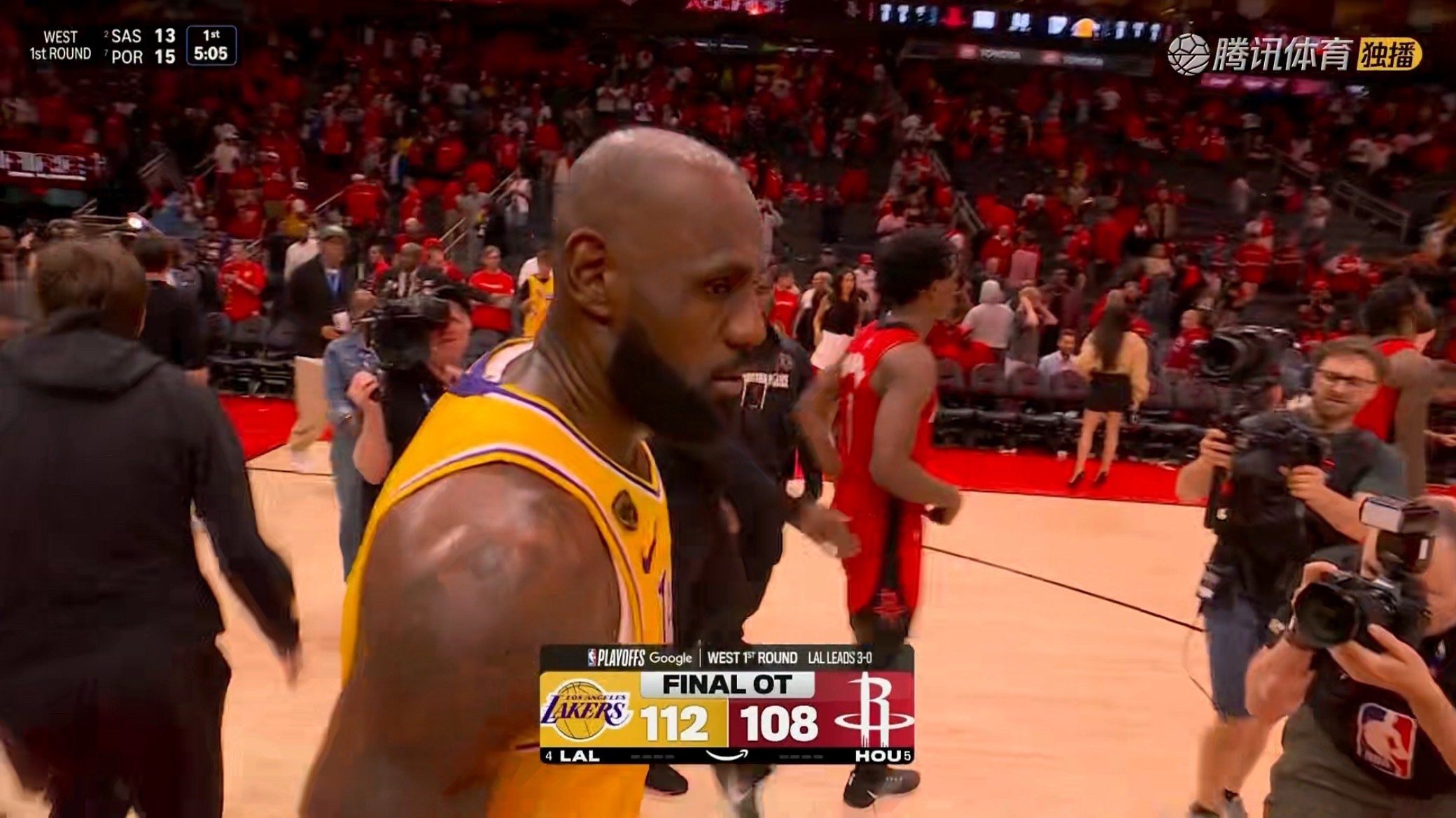 绝处逢生！湖人加时112-108战胜火箭，大比分3-0领先如何评价这场比赛湖人v