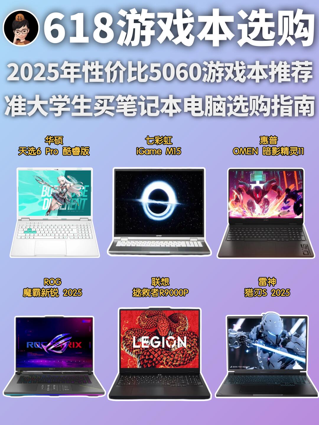 618高性价比RTX游戏本选购指南！大学生必看