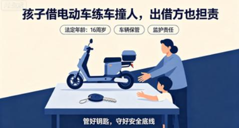 四川11岁小孩借同伴电动车练习，不料撞倒老人，致其死亡，法院这么判！

四川，2