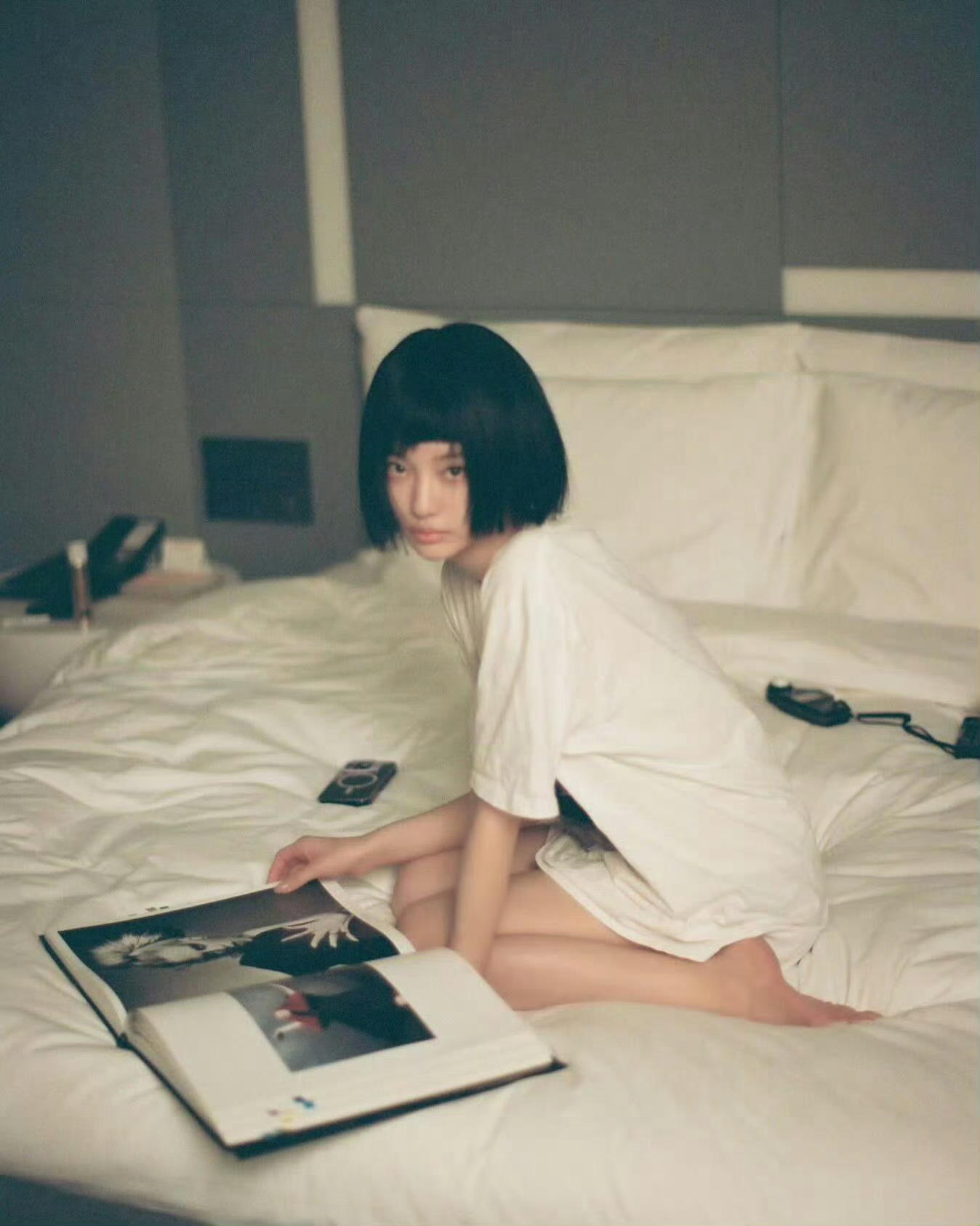 宁艺卓好像剪了短发，好可爱吧 宁艺卓剪短发了