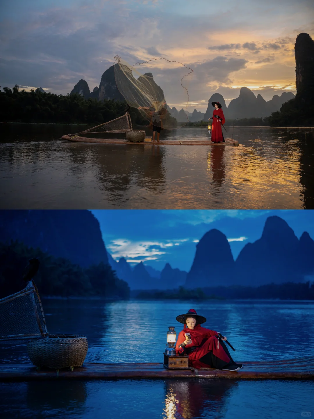 在桂林山水中，圆每个女孩子的武侠梦！