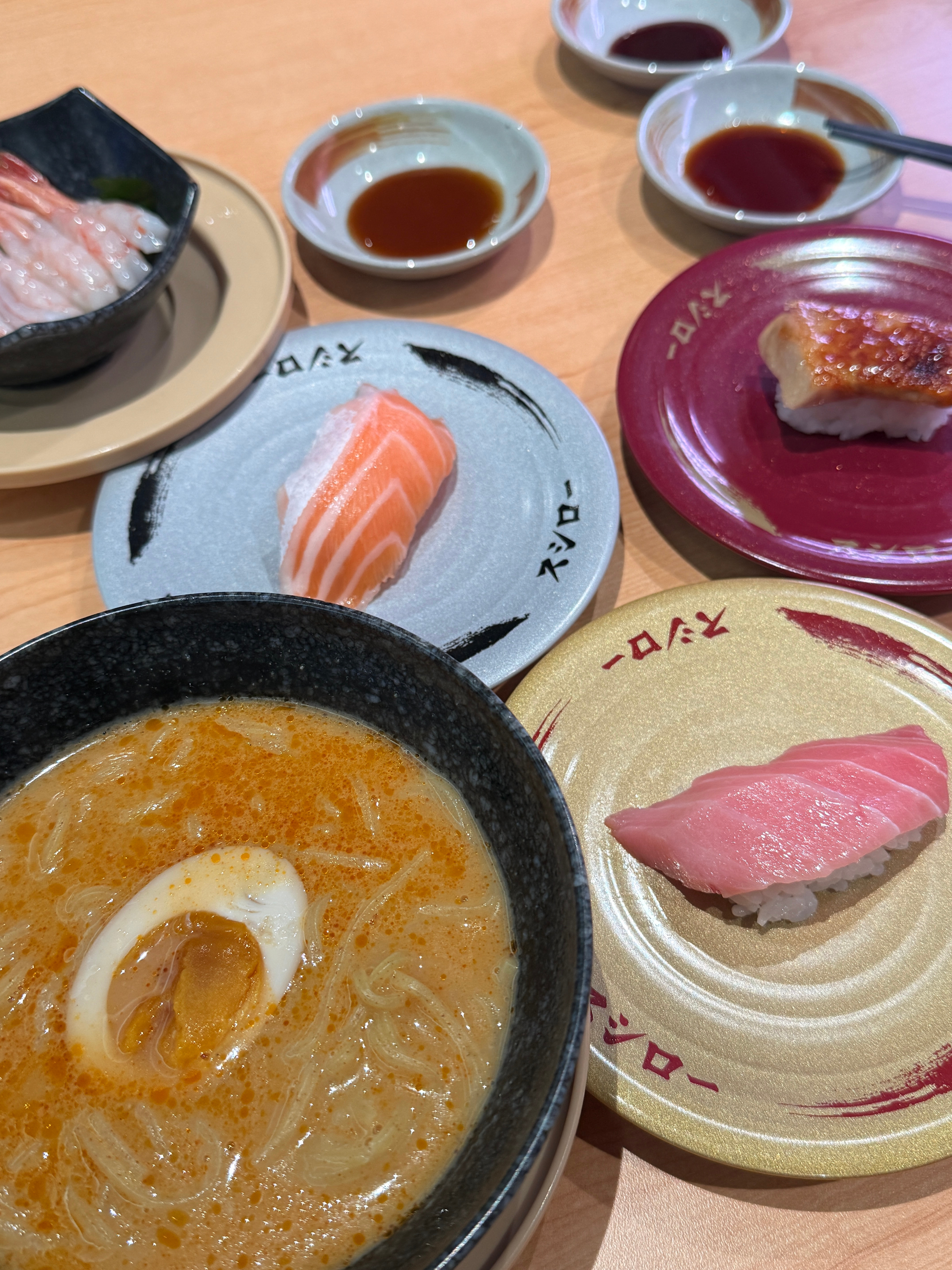 休息日一个人来吃寿司郎🍣 ​​​