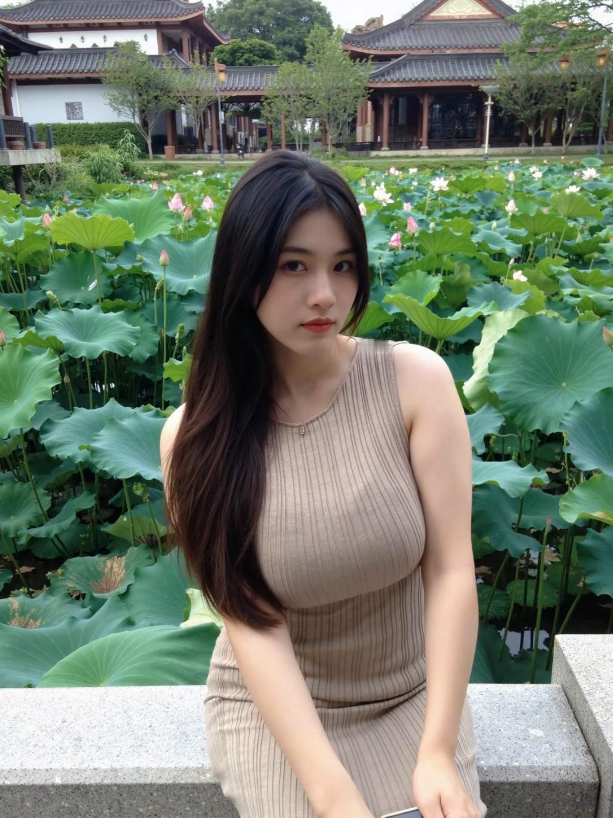 半窗月痕·兰陵王 塘边凝睇

作者/朱珠（原创）
 
塘风寂。铺遍圆荷万碧。栏干