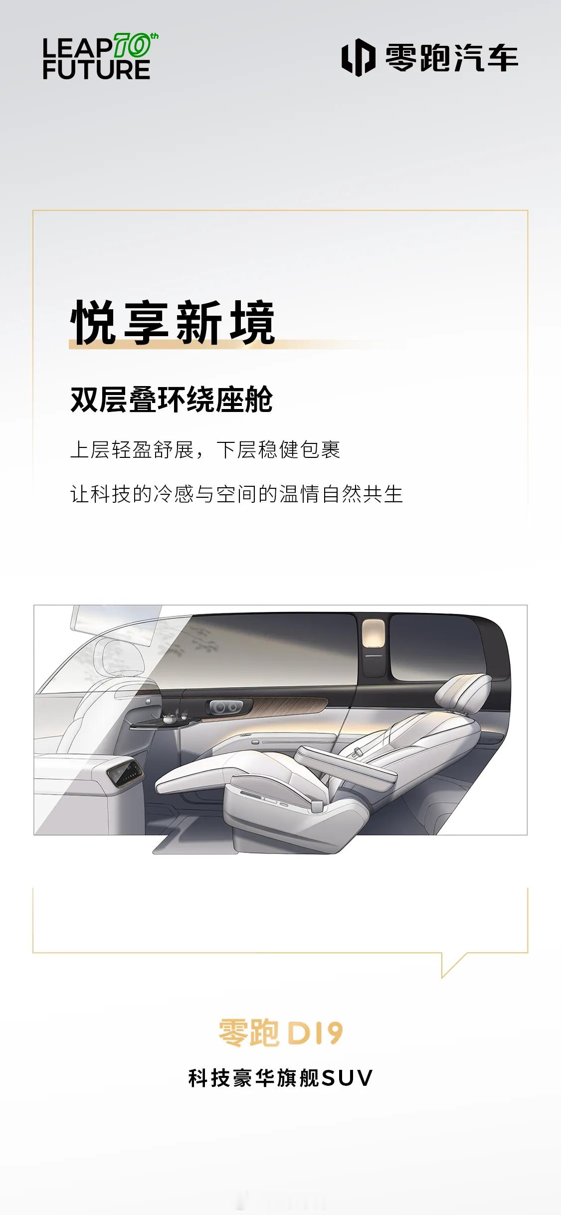 零跑汽车 下周十周年活动上，能否看到更多关于零跑D19 的细节呢