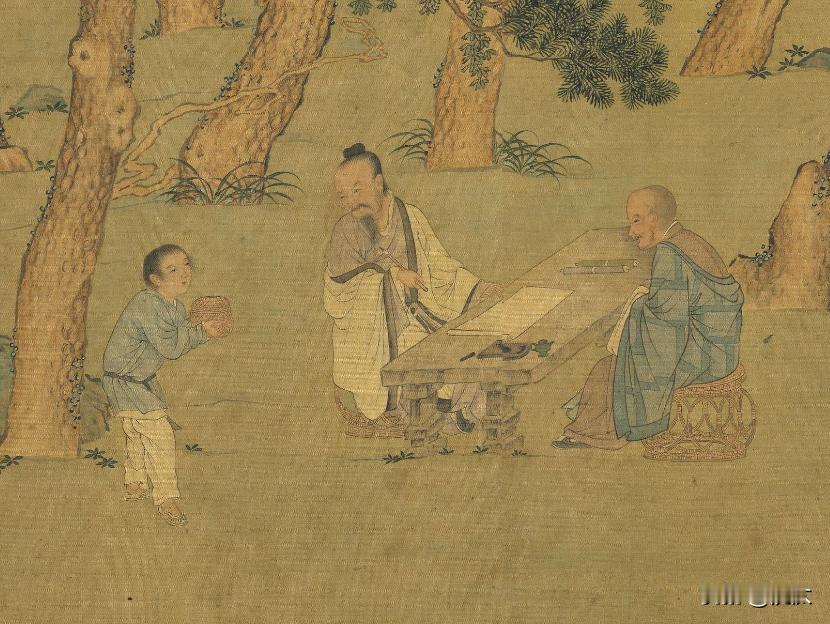 据说赵孟頫确实曾经写《般若经》跟和尚换过茶。（般若：bō rě）。茶本来就是和尚
