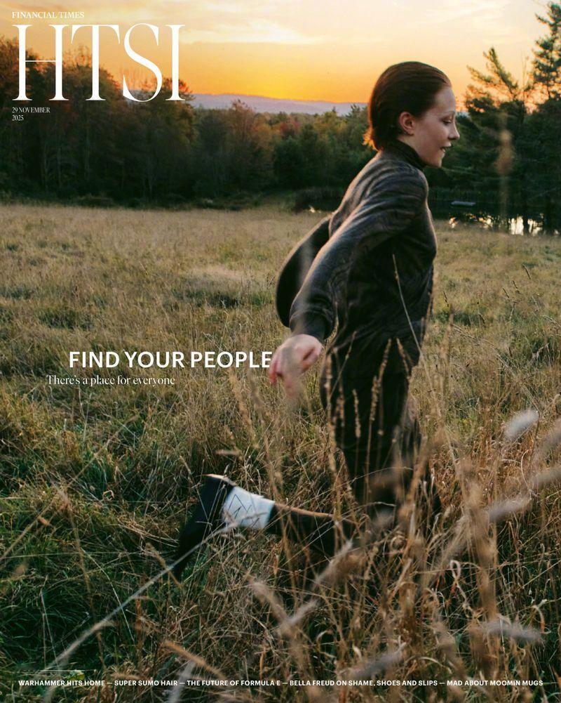 【杂志大片】HTSI Magazine 十一月新刊封面，深秋自然的氛围，模特Ce