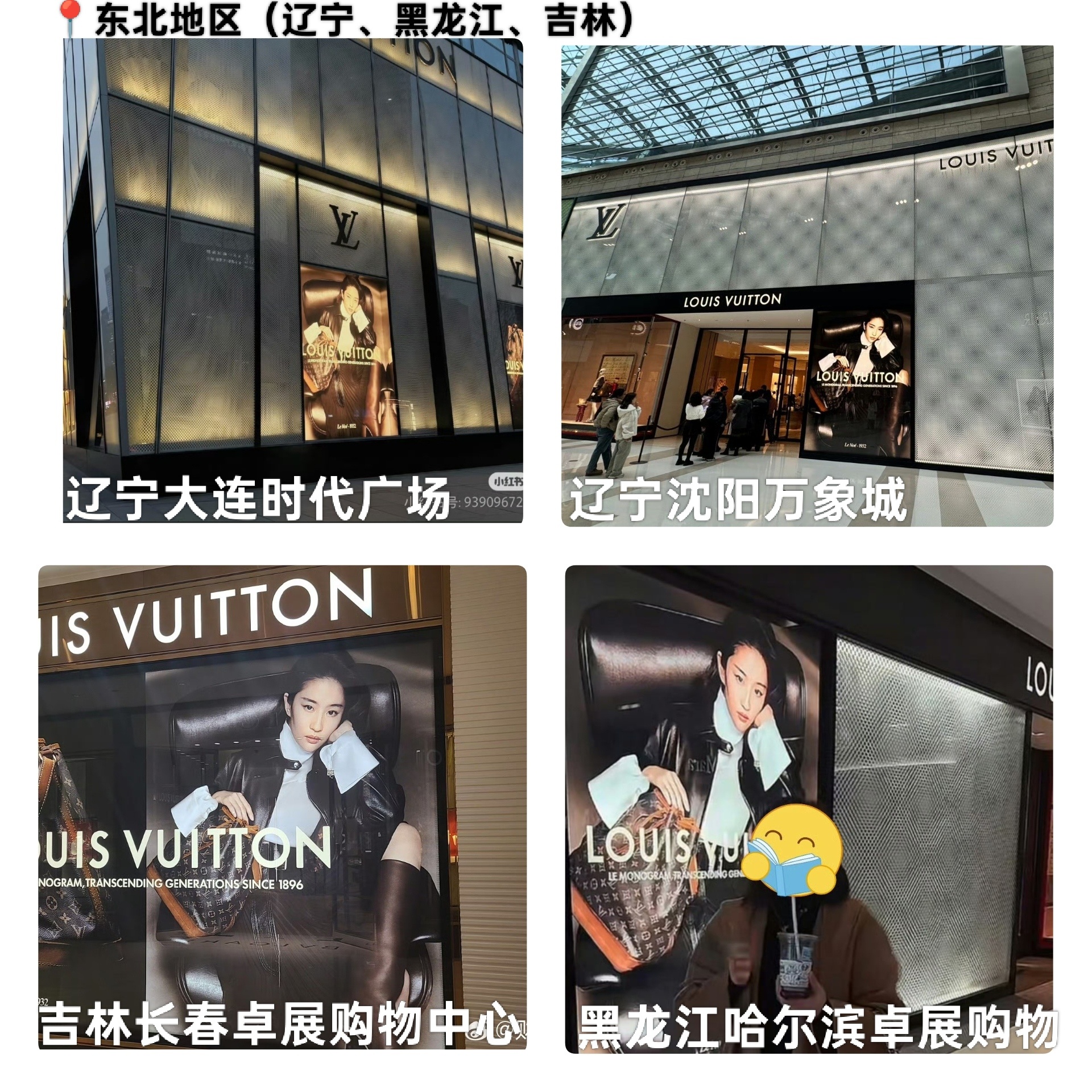 东北地区刘亦菲LV地广铺满，后面按照地区来做