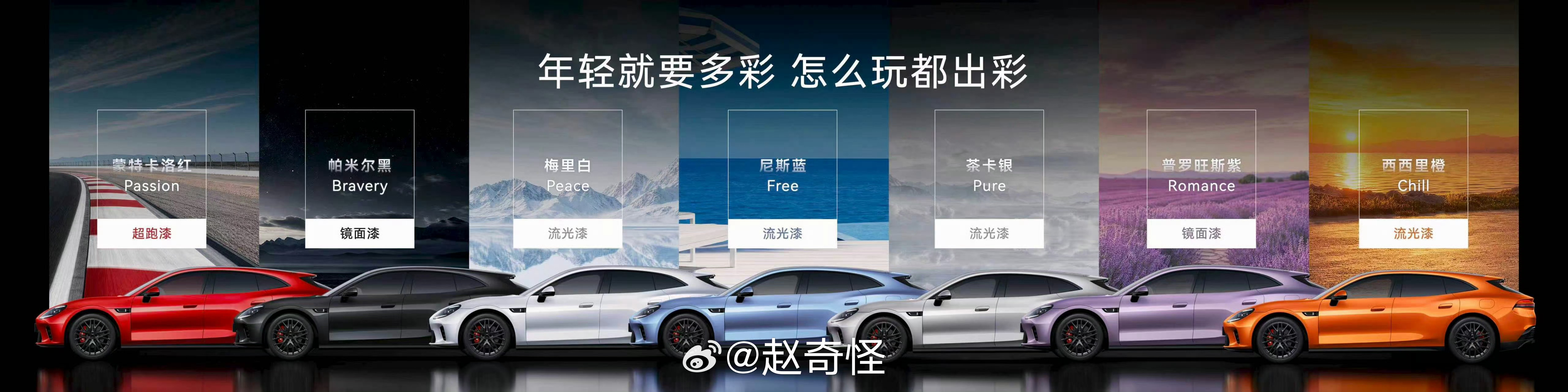 启境GT7内饰和外观颜色的搭配，大家喜欢哪一款