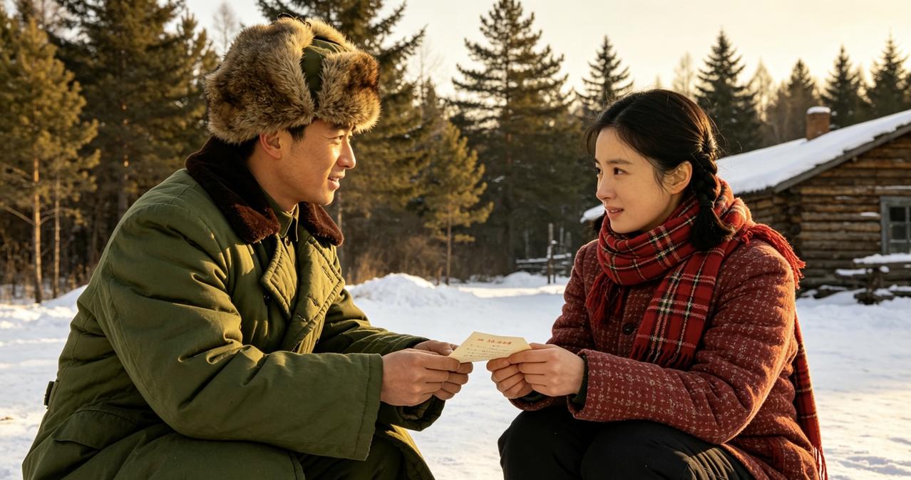 76年林场下放五年，我把返城名额让给哑巴女知青，半年后我在万人大会上，看见她坐在