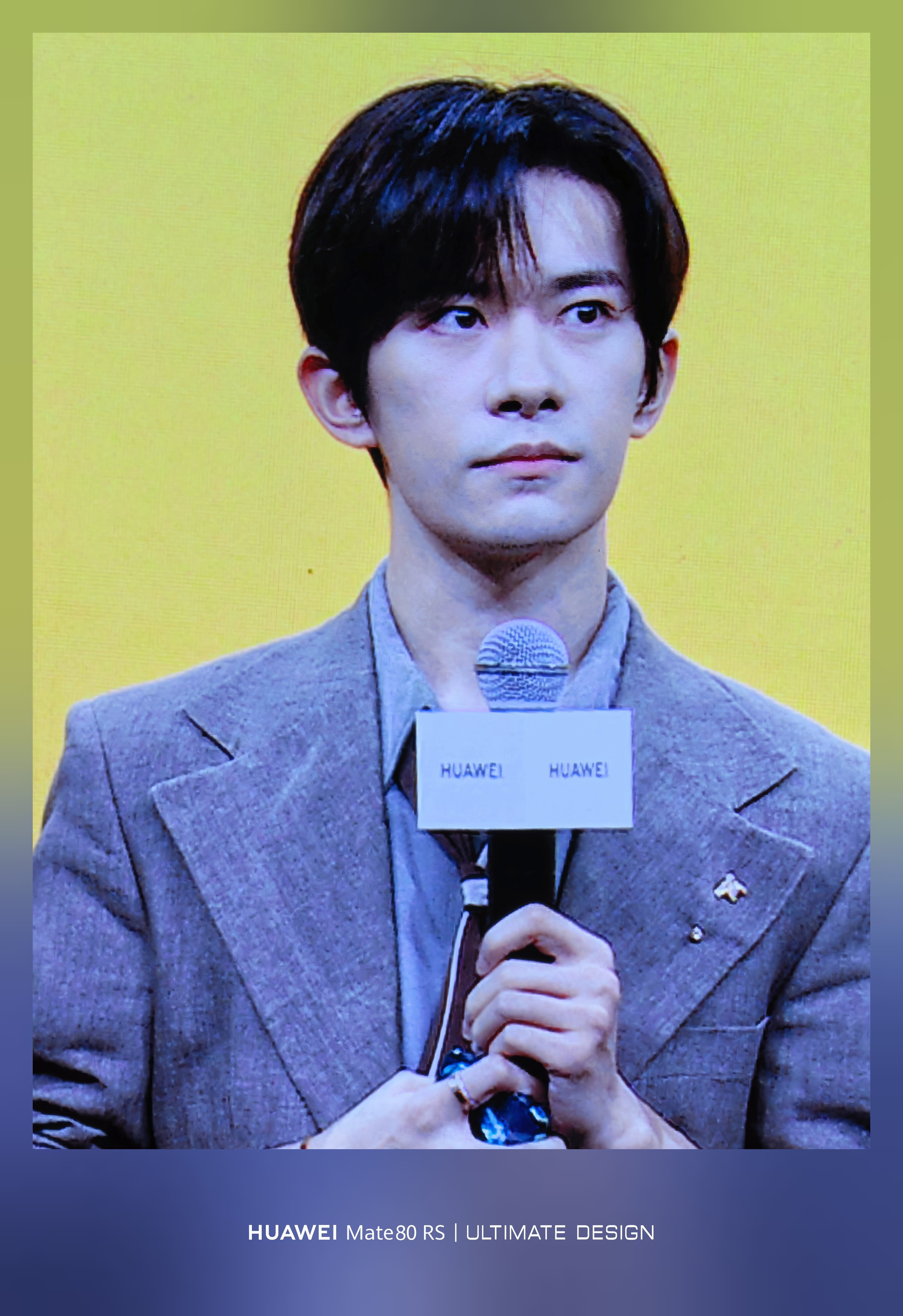 易烊千玺和华为合作都8年了华为和四字弟弟都很长情吧华为发布会