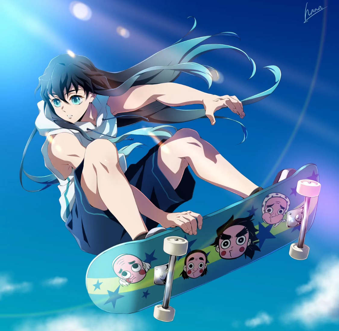 Hana老师真的神啊啊啊啊「鬼灭之刃」的夏日记忆，我太爱了！！！#鬼灭之刃##夏