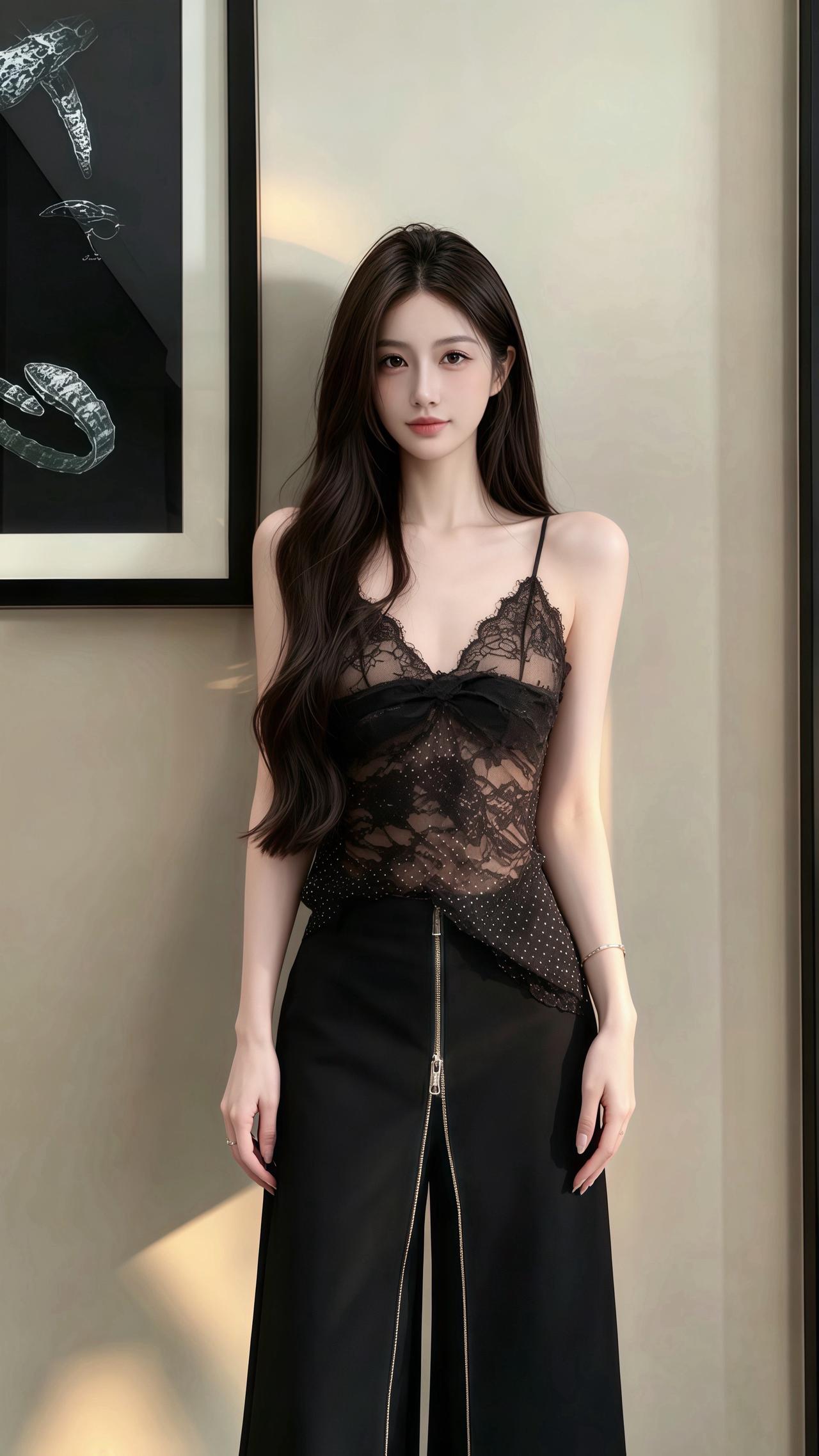 斩女穿搭 冷艳感穿搭 极简酷辣风 高级感御姐风黑色系穿搭