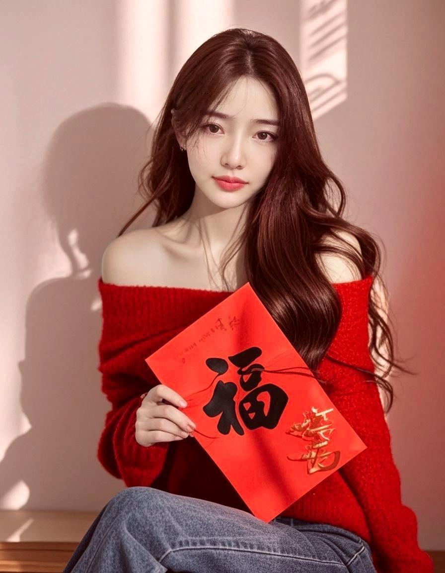 过年好呀 福韵红肩