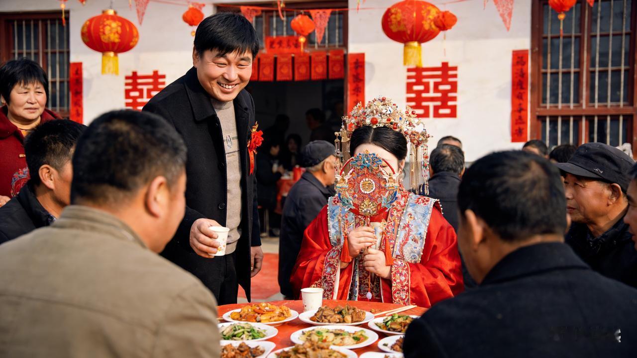 大衣哥朱之文女儿出嫁！中式婚礼满是烟火气，朴实家风圈粉无数
 
2月13日农历腊