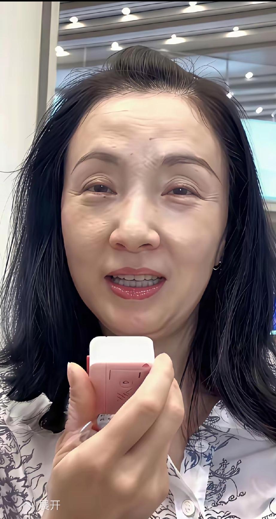 演员陶虹也老了！没有美颜高清下的陶虹脸型轮廓还在，只是多了些皱纹！岁月这把杀猪刀