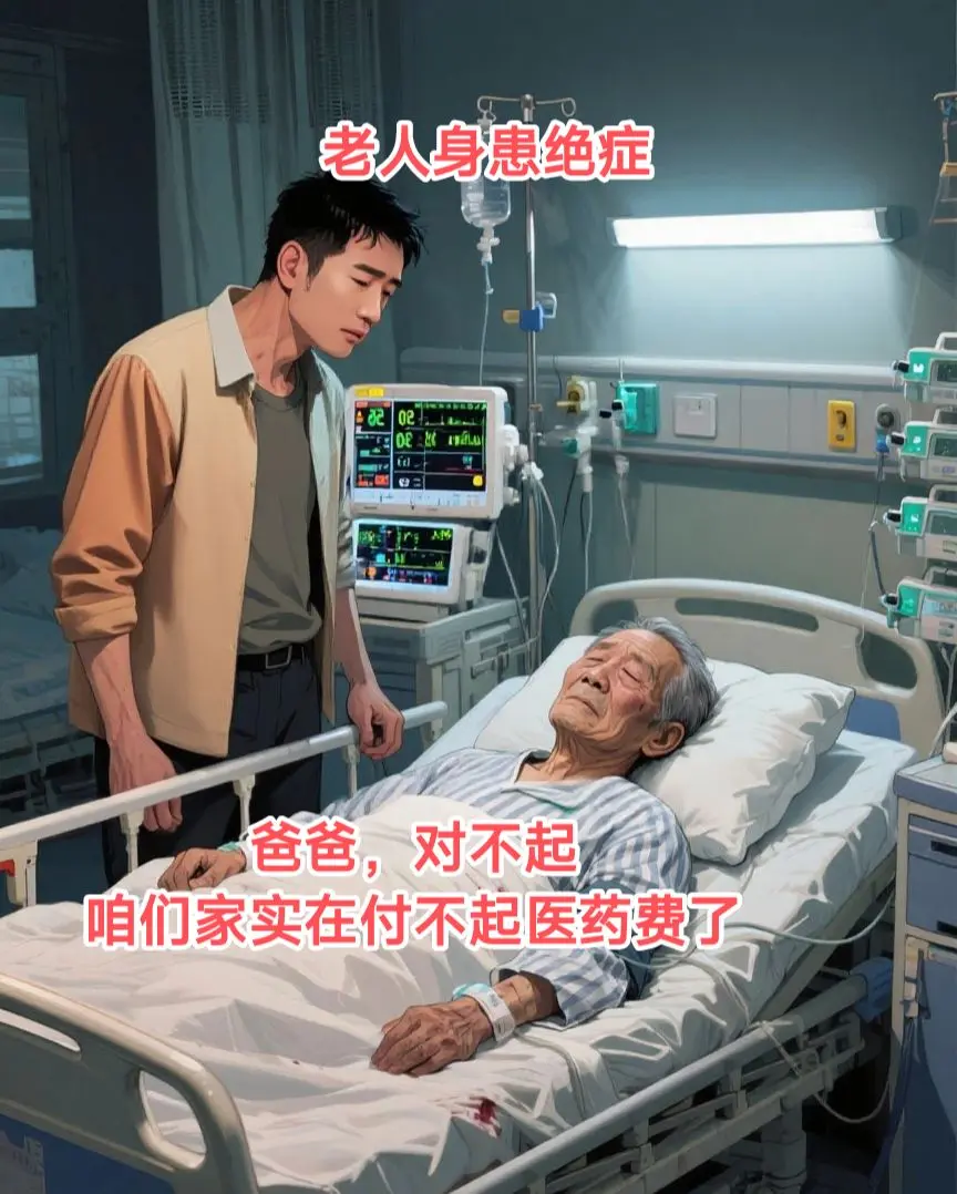 他抱着你出生，在他离世时，希望抱着的也是你。