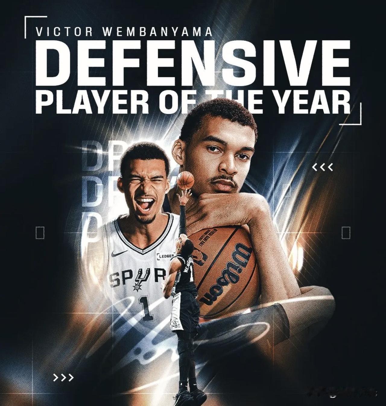 文班的时代要来了？全票获得最佳防守球员！历史首位！
NBA官方称文班获得了所有的