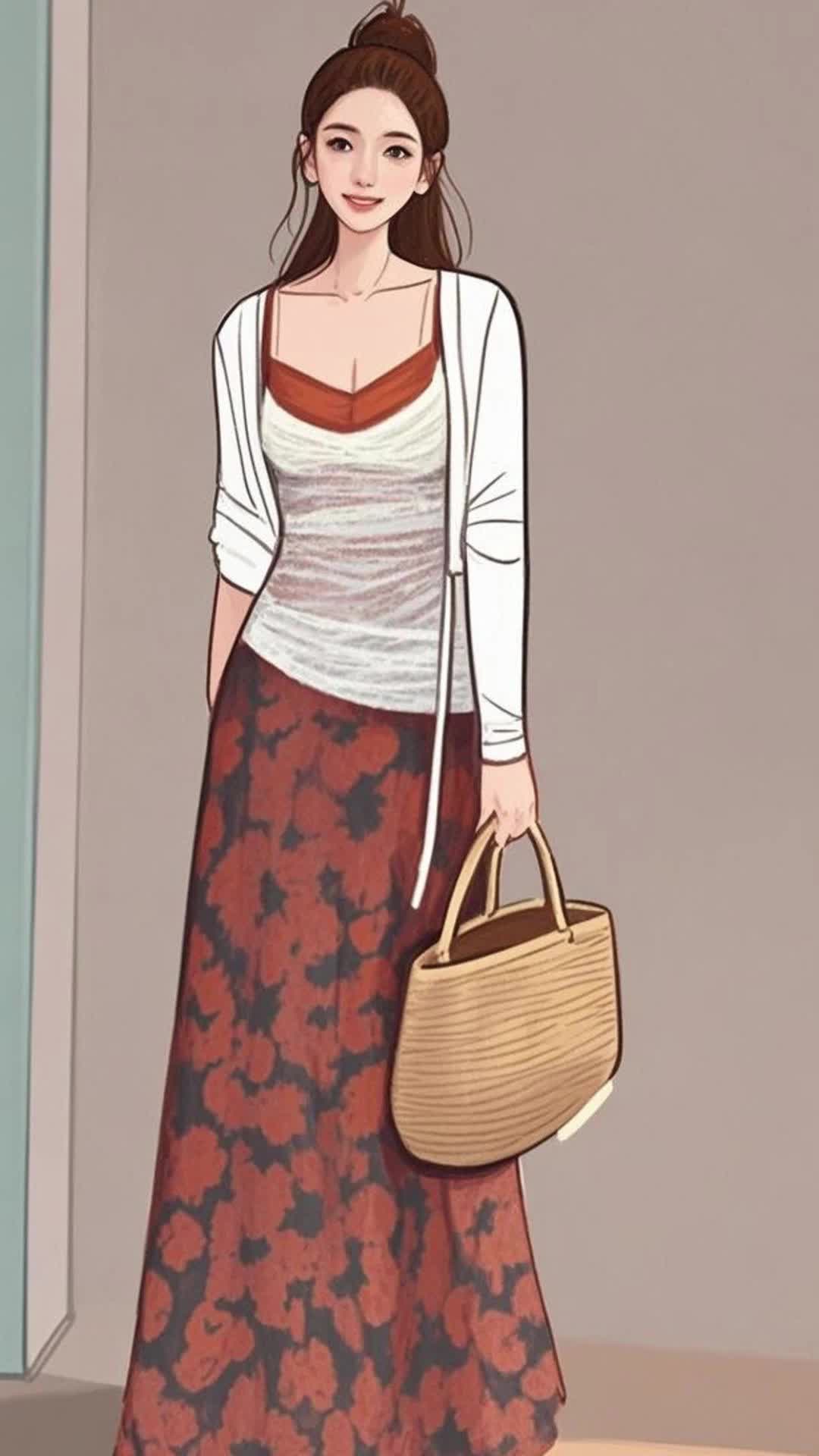 妈呀这套好明媚呀很洋气的三件套