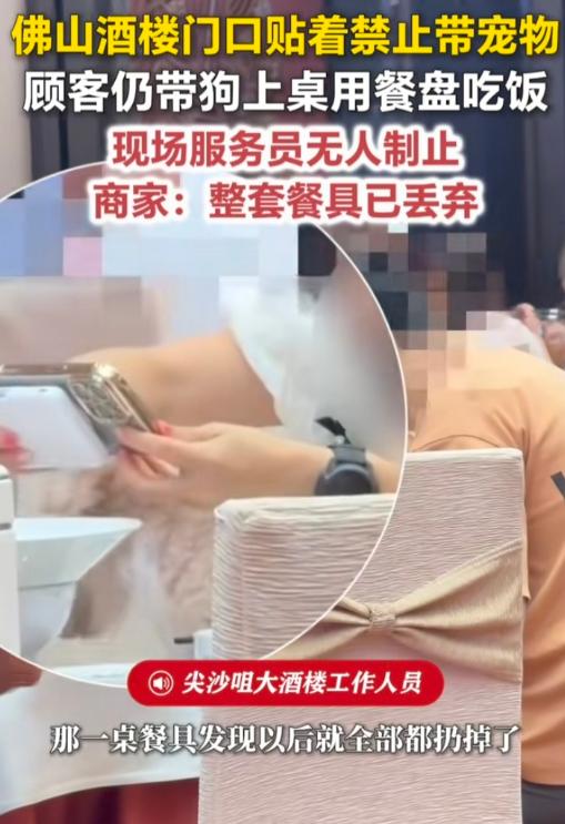 发视频女子与酒楼硬刚，酒楼给3倍赔偿也不愿意删除视频。广东佛山一家酒楼宠物狗上桌