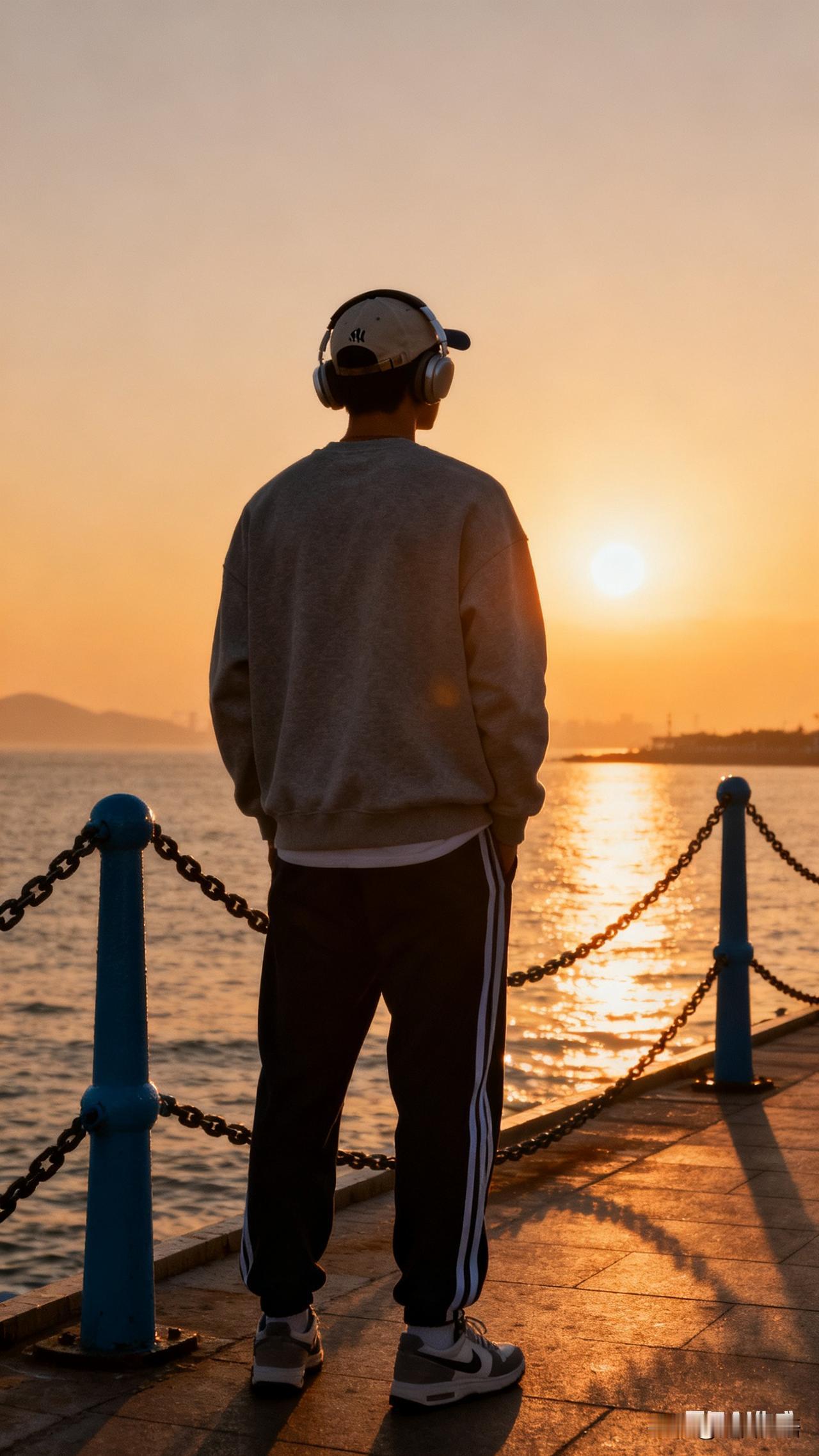 渐冷的是天气，温暖的是惦记，
飘洒的是落叶，常青的是情谊。
流转的是四季，不变的