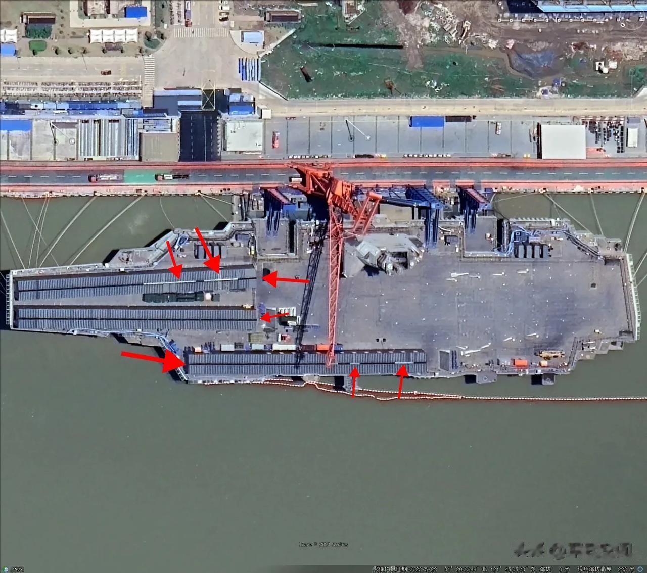福建舰最新动态曝光，电磁弹射器工棚己有新变化，是否将有大动作！
我们通过美国卫星