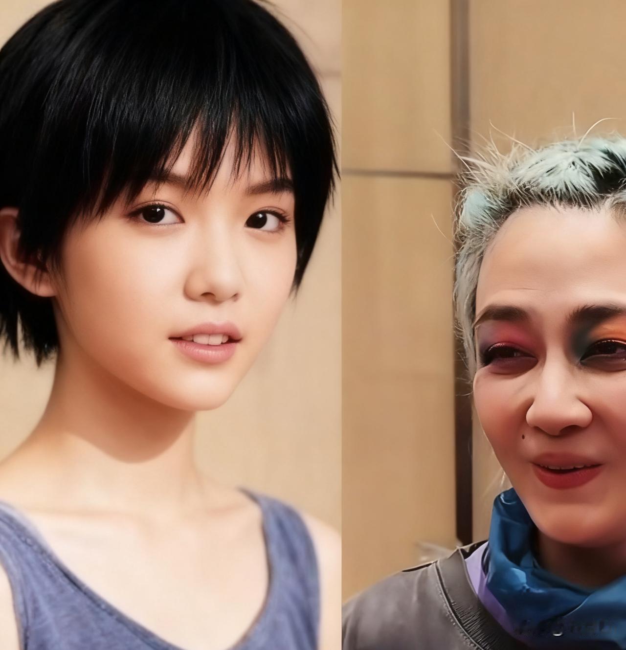 范晓萱的“逆生长”：从清甜少女到先锋酷姐
 
记忆里的范晓萱：齐耳短发衬着清透眉