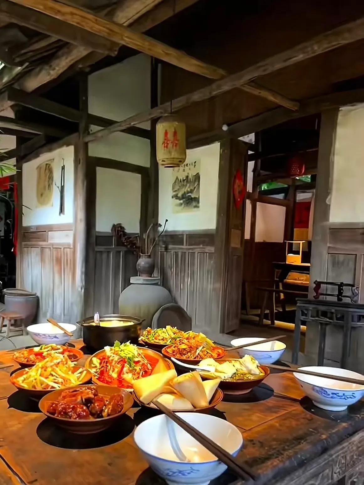 喜欢这样的农村生活，令人向往不已豐记茶餐室 隐闲私厨茶舍 爆料 中式茶馆餐