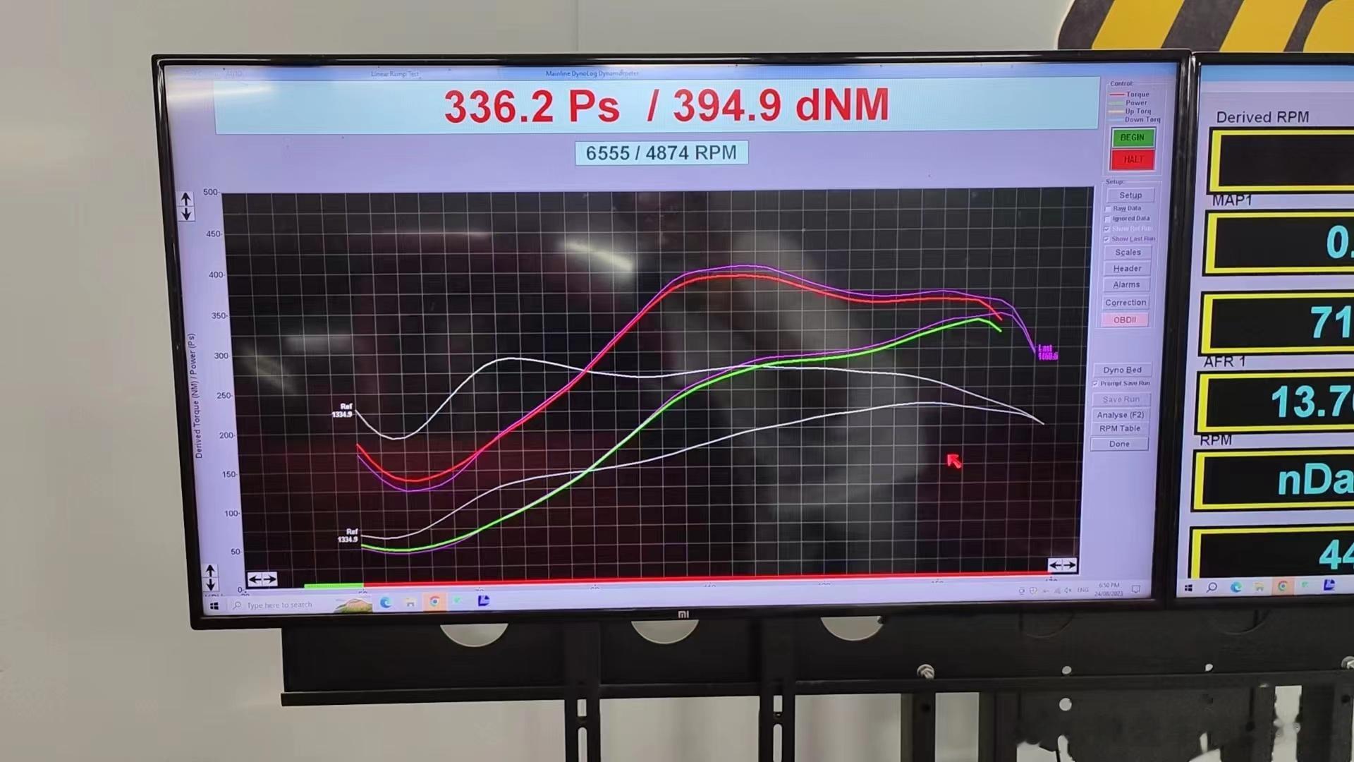 S3修好了。不过马力再次下调了一点，现在是336马力。不过也和A45S差不多大了
