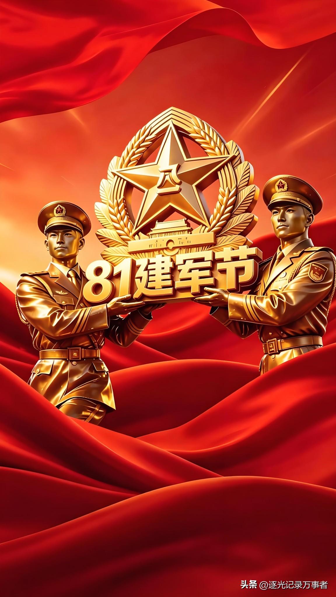 八一建军节，致敬守护家国的中国军人，从边疆哨所到繁华都市，从抗洪抢险到抗震救灾，
