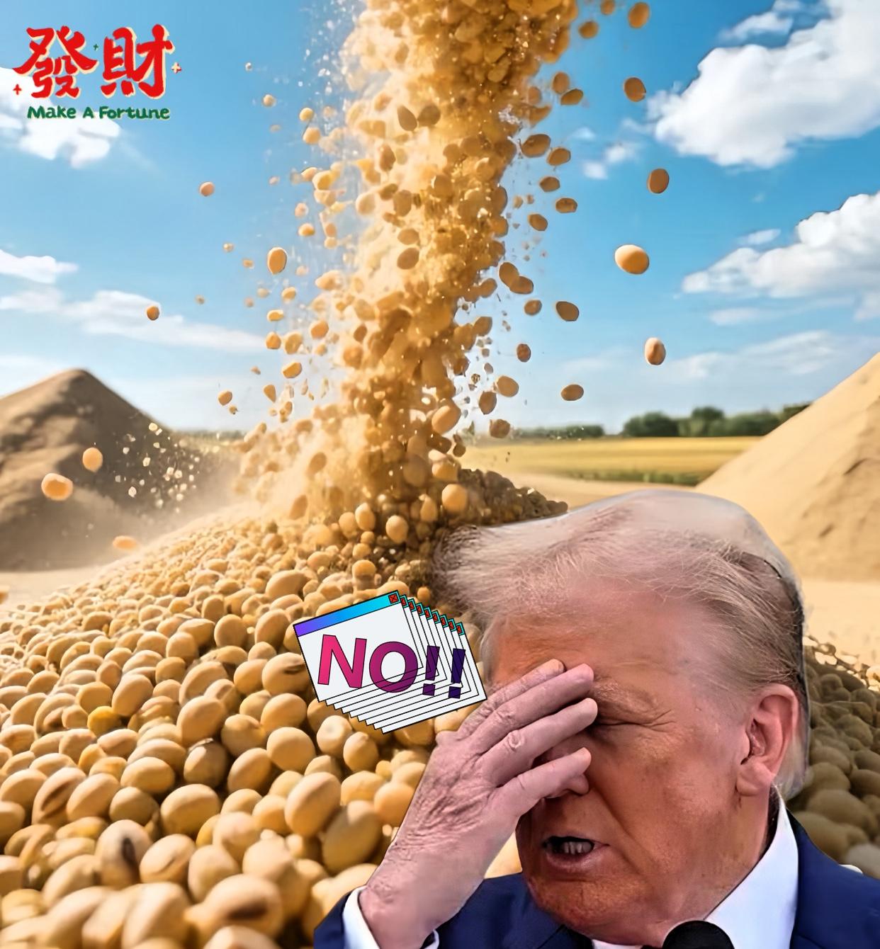 万万没想到，
 中方释诚意，买美豆放稀土 ！
美方却拿涉台法案泼冷水！
近期，中