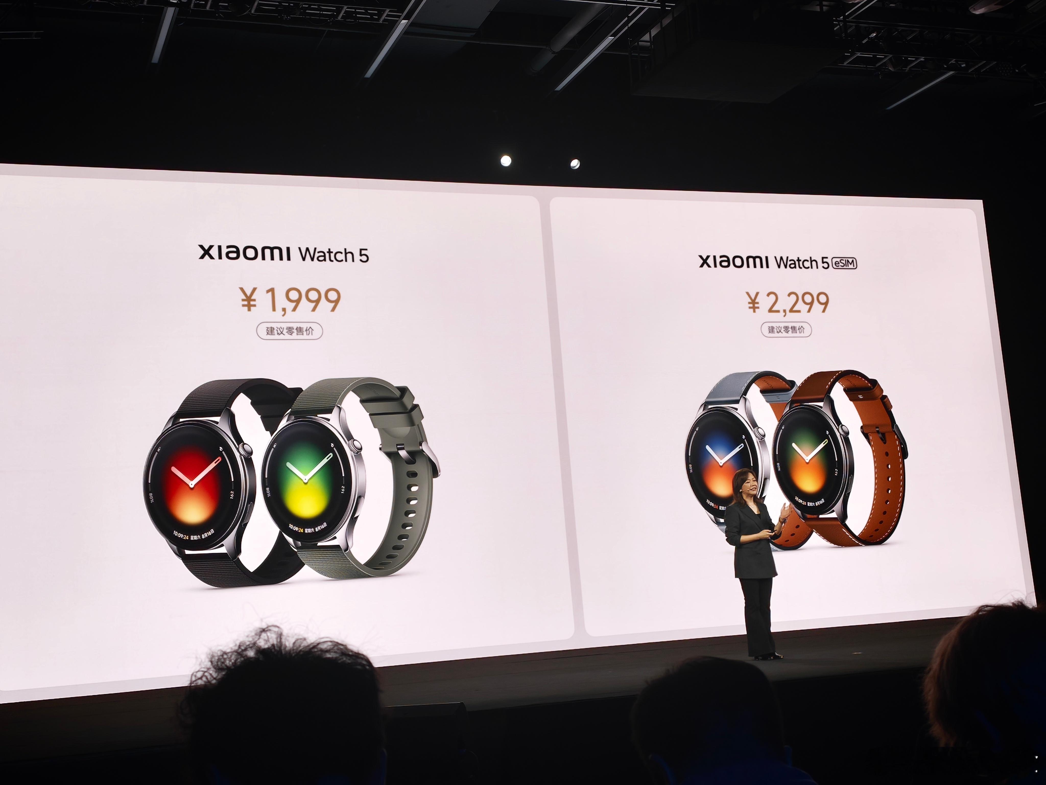 小米Watch5智能手表价格公布，1999起…如何？不少米粉吐槽小米智能手表不够