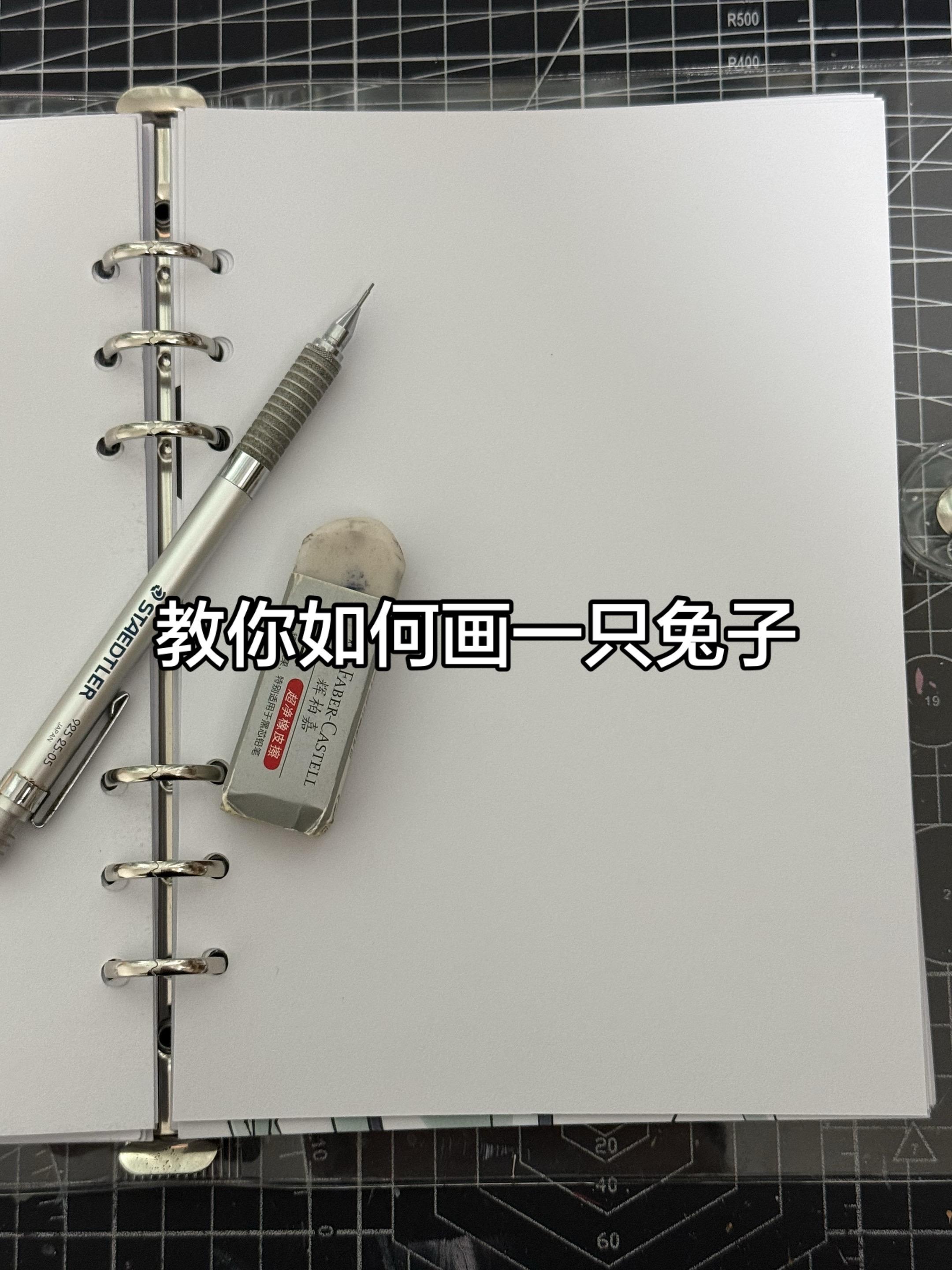 教你画只小兔子~